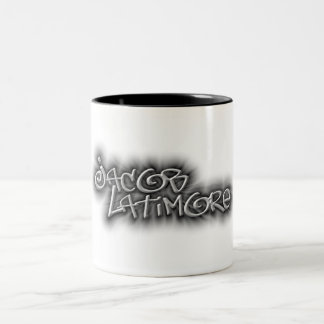 Jacob Latimore Two Tone Signature Logo Coffee Mug