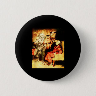Jacob Marley Ghost Scrooge Bah Humbug Christmas Ca 6 Cm Round Badge