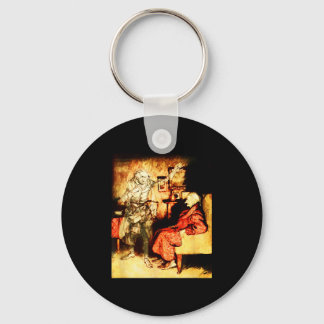 Jacob Marley Ghost Scrooge Bah Humbug Christmas Ca Key Ring