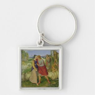Jacob Meets Rachel, 1827 Key Ring