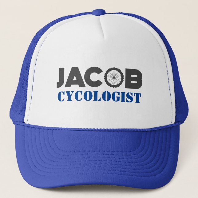 Jacob Mountain Biker Trucker Hat (Front)