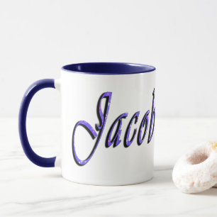Jacob Name Logo , Mug