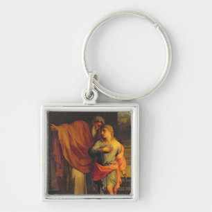 Jacob Sending his Son, Joseph Key Ring