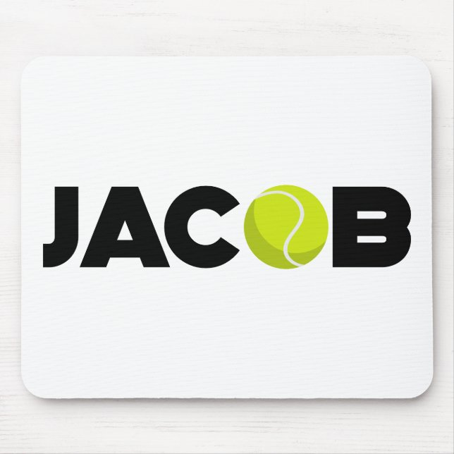 Jacob Tennis Mouse Pad (Front)