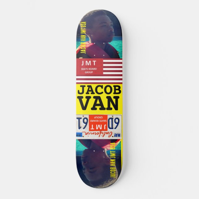JACOB VAN  JMT 8 1/4" Skateboard Deck (Front)