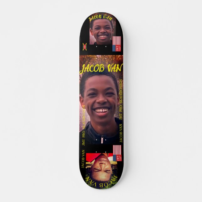 JACOB  VAN OFFICIAL  JMT 7 3/4" Skateboard Deck (Front)