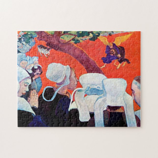 Jacob Wrestling with the Angel, Gauguin Jigsaw Puzzle (Horizontal)