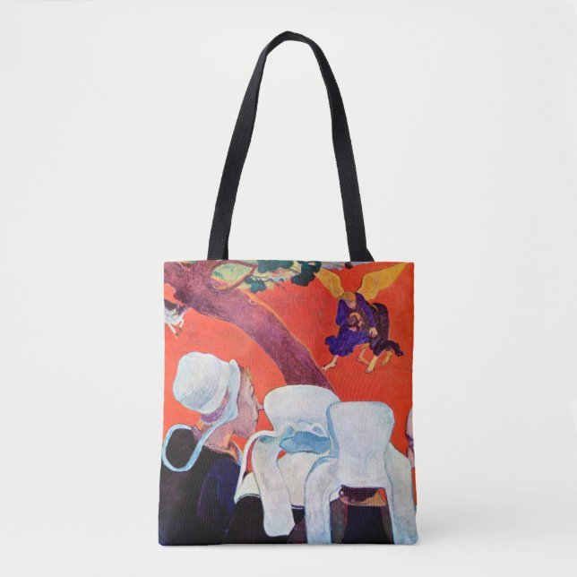 Jacob Wrestling with the Angel, Gauguin Tote Bag (Front)