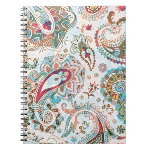 Jacobean seamless pattern. Flowers background, eth Notebook