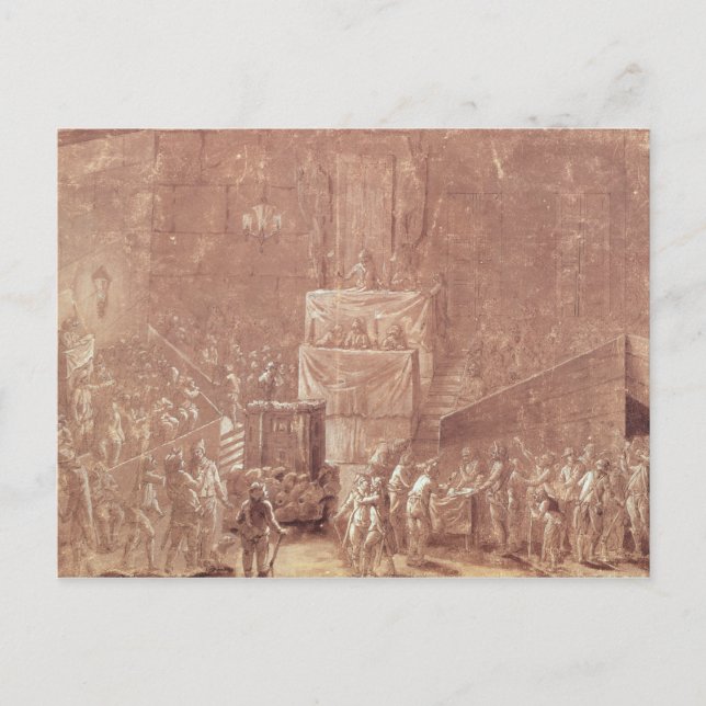 Jacobin Club During the Revolution Postcard (Front)