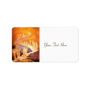 Jacob's Dream By William Blake Label