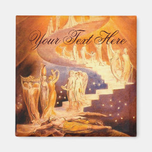 Jacob's Dream By William Blake Magnet