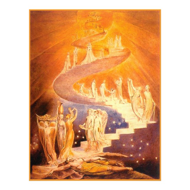Jacob's Dream By William Blake Photo Print (Front)