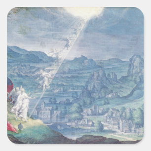 Jacob's Dream Square Sticker
