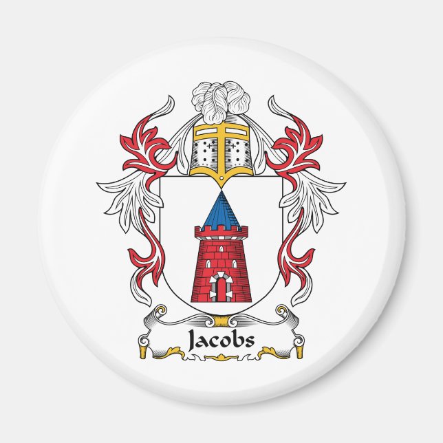 Jacobs Family Crest Magnet (Front)