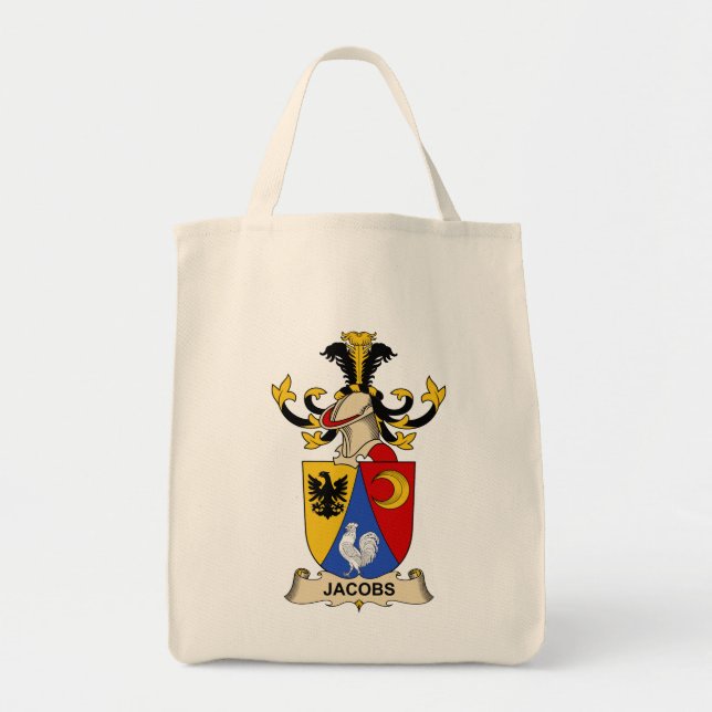 Jacobs Family Crest Tote Bag (Front)