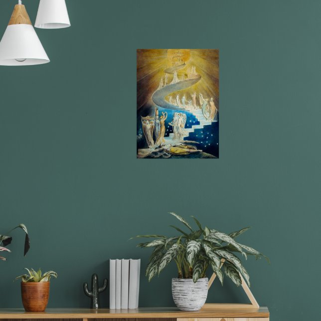 Jacob's Ladder by William Blake Poster (Living Room 1)