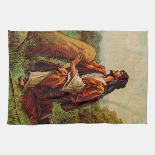 Jacobs Vision and Gods Promise Tea Towel