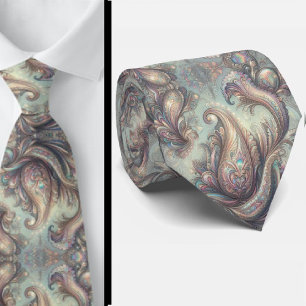 Jacquard Faux Silk Luxury Paisley Gentleman's Tie