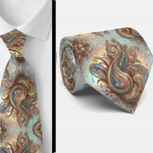 Jacquard Faux Silk Luxury Paisley Gentleman's Tie