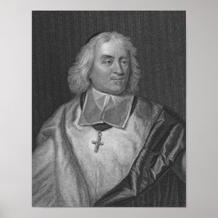 Jacques Bossuet, engraved by Richard Woodman Poster