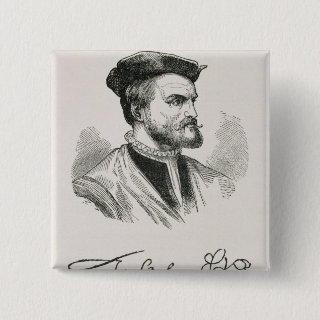 Jacques Cartier 15 Cm Square Badge (Front)