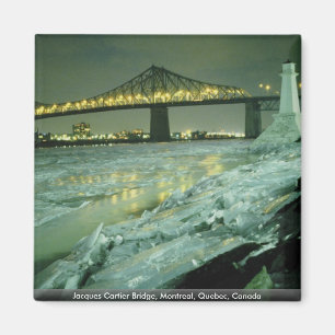 Jacques Cartier Bridge, Montreal, Quebec, Canada Magnet
