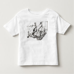Jacques Cartier's ship, 'Rarete Indes Toddler T-Shirt