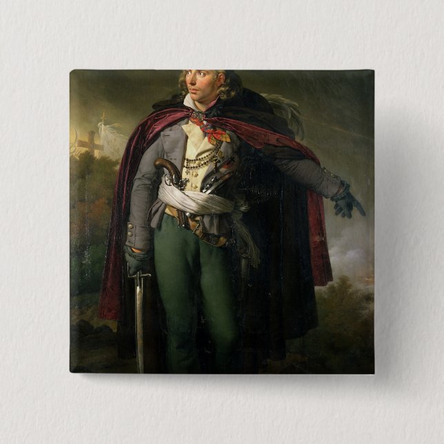 Jacques Cathelineau  1824 15 Cm Square Badge (Front)