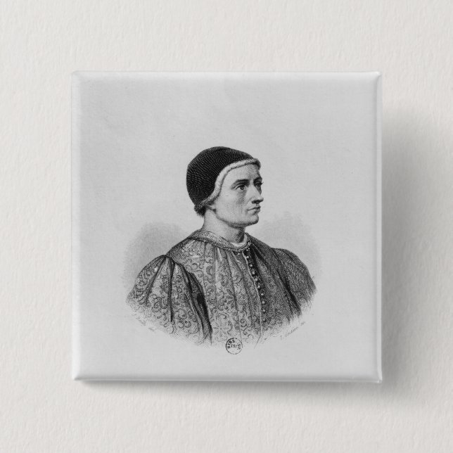 Jacques Coeur 15 Cm Square Badge (Front)