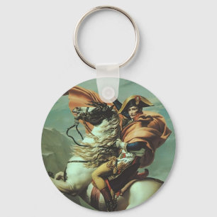 Jacques-David- Napoleon Crossing the Alps Key Ring