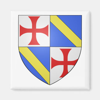Jacques de Molay Coat of Arms Magnet