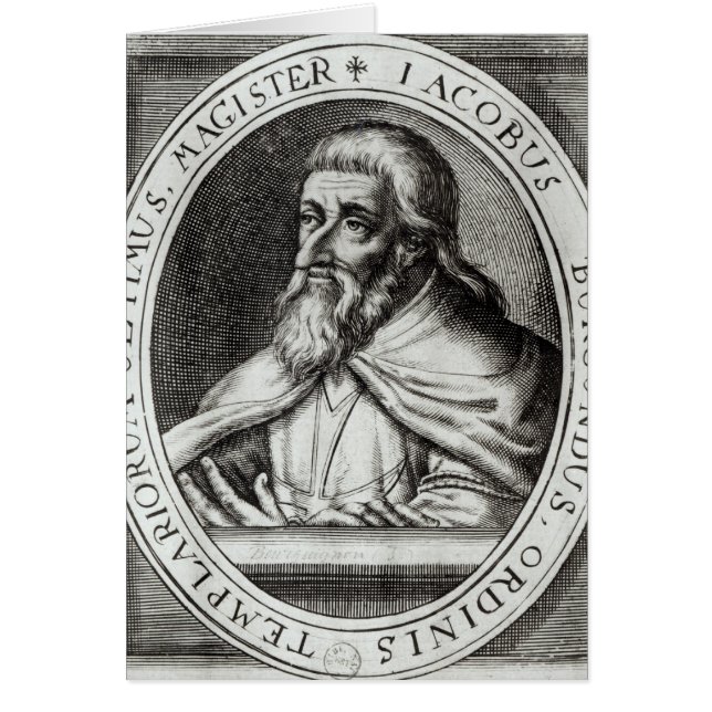 Jacques de Molay  Master of Knights Templars (Front)