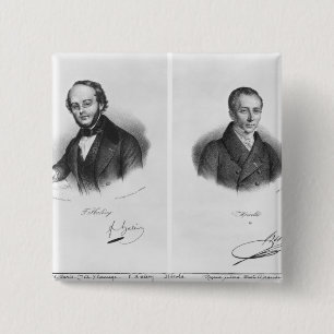 Jacques Fromental Halevy and Ferdinand Herold 15 Cm Square Badge