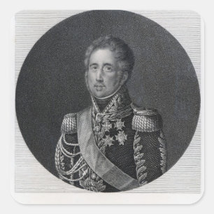 Jacques Law, Marquis de Lauriston Square Sticker