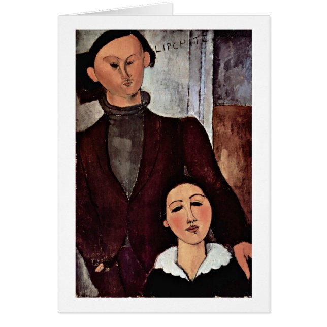 Jacques Lipchitz And Wife By Amedeo Modigliani (Front)