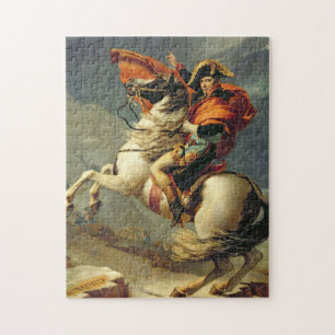 Jacques - Louis David - Napoleon Crossing The Alps Jigsaw Puzzle