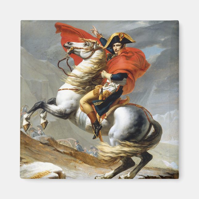 Jacques Louis David Napoleon Crossing the Alps Magnet (Front)