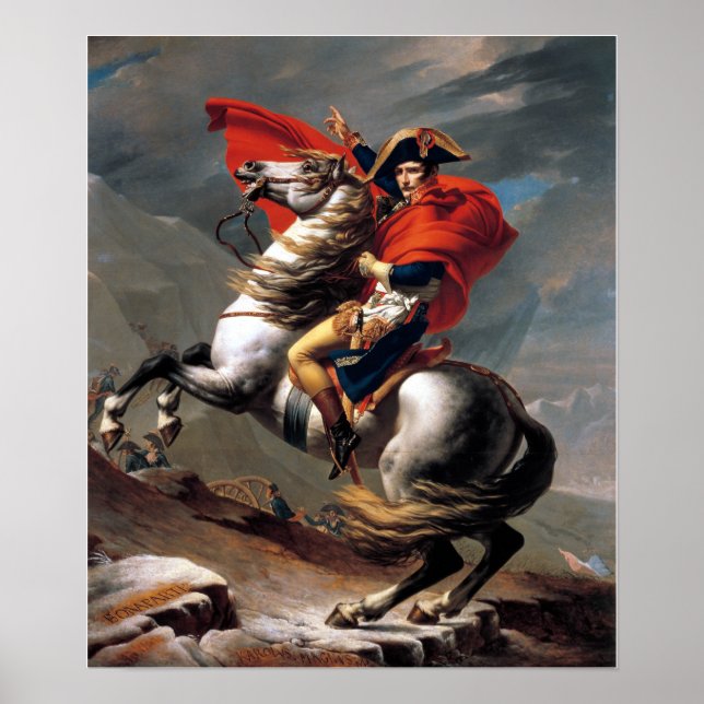 Jacques-Louis David Napoleon Poster (Front)