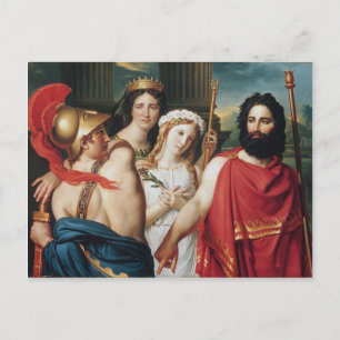 Jacques-Louis David- The Anger of Achilles Postcard