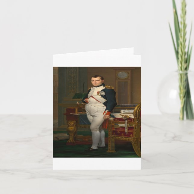 Jacques-Louis David - The Emperor Napoleon Card (Front)