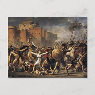 Jacques-Louis David- The Sabine Women Postcard