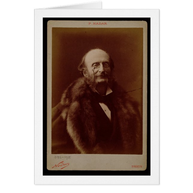 Jacques Offenbach (1819-80), German composer, port (Front)