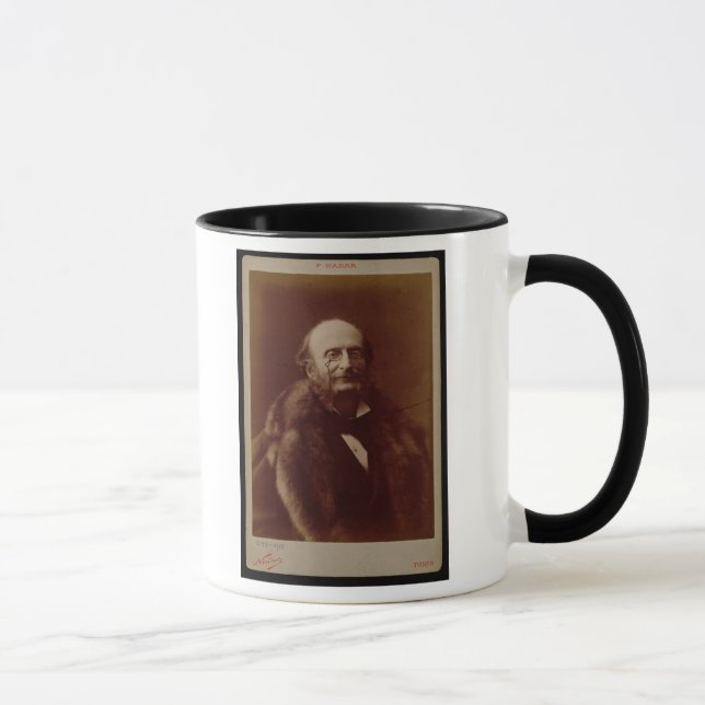 Jacques Offenbach (1819-80), German composer, port Mug (Right)