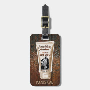 Jacques Schwett Hockey Face Wash Luggage Tag
