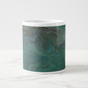 Jade 1 Abstract Green Marble Mug
