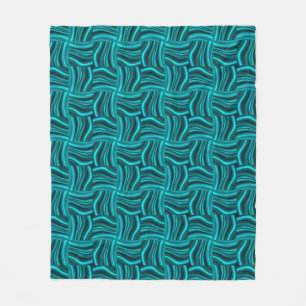 Jade And Black Fleece Blanket