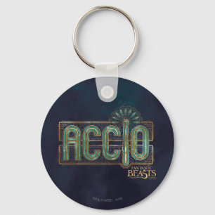 Jade Art Deco ACCIO™ Spell Graphic Key Ring