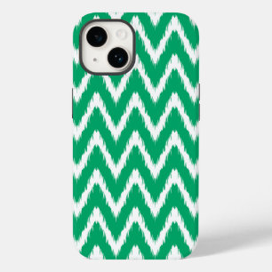 Jade Asian Moods Ikat Chevrons Case-Mate iPhone 14 Case
