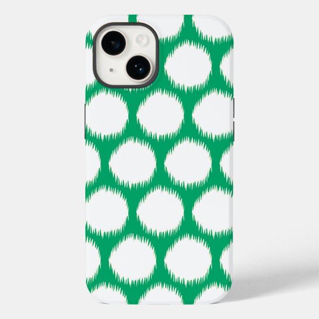 Jade Asian Moods Ikat Dots Case-Mate iPhone Case (Back)